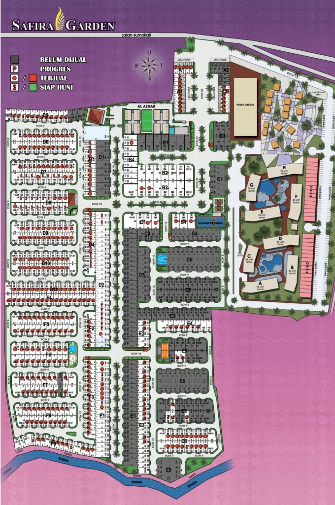 Siteplan Safira Garden